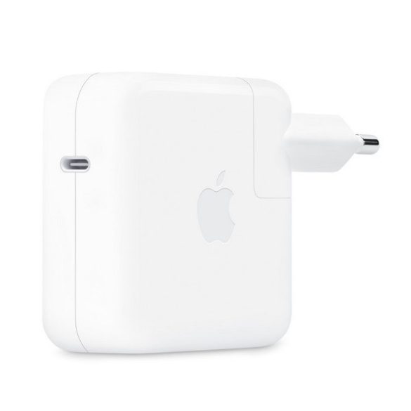 Hálózati töltő adapter, 70W, USB Type-C aljzat, gyorstöltés, PD, MQLN3ZM/A utódja, Apple, fehér, gyári