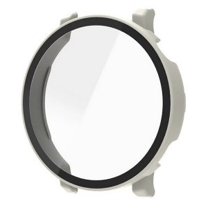Huawei Watch GT5 (41 mm), Műanyag védőkeret, kijelzővédő üveggel, közepesen ütésálló, szíj nélkül, fehér