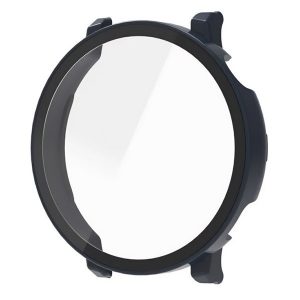 Huawei Watch GT5 (41 mm), Műanyag védőkeret, kijelzővédő üveggel, közepesen ütésálló, szíj nélkül, sötétkék