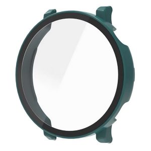 Huawei Watch GT5 (46 mm), Műanyag védőkeret, kijelzővédő üveggel, közepesen ütésálló, szíj nélkül, sötétzöld