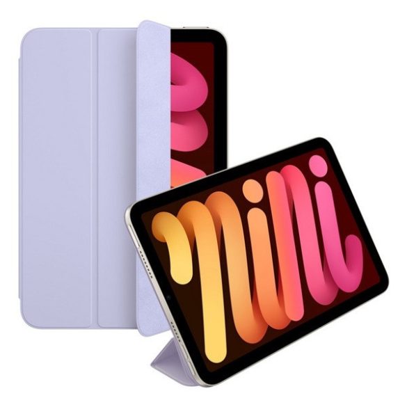 Apple iPad Mini (2021 / 2024) (8.3), mappa tok, Smart Case, lila, gyári