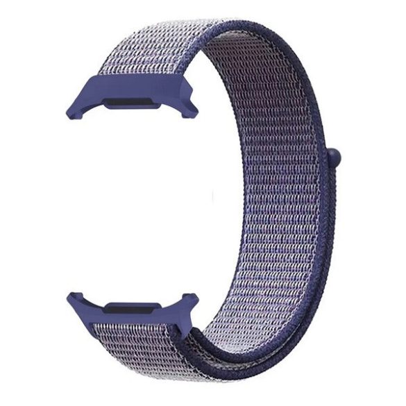 Samsung Galaxy Watch Ultra (47mm) SM-L705, textíl pótszíj, nylon, tépőzáras, állítható, légáteresztő, lila