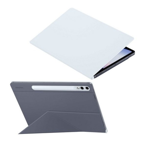 Samsung Galaxy Tab S9 FE Plus (12.4) SM-X610 / X616B, mappa tok, mágneses rögzítés, érintőceruza tartó, Origami Smart Case, Samsung Smart Book Cover, kék, gyári