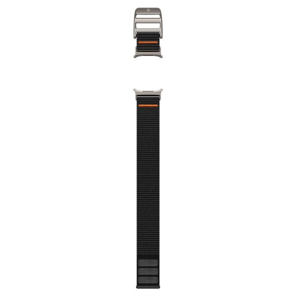 Samsung Galaxy Watch Ultra (47mm) SM-L705, textíl pótszíj, nylon, állítható, Spigen DuraPro Flex, fekete