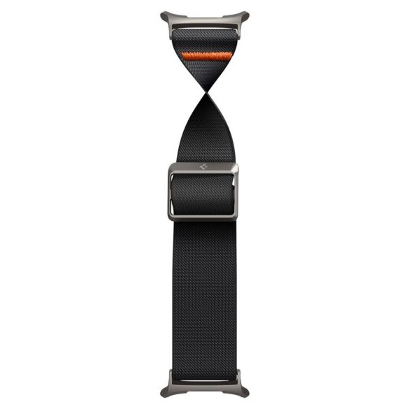 Samsung Galaxy Watch Ultra (47mm) SM-L705, szövet pótszíj, Spigen Lite Fit, fekete