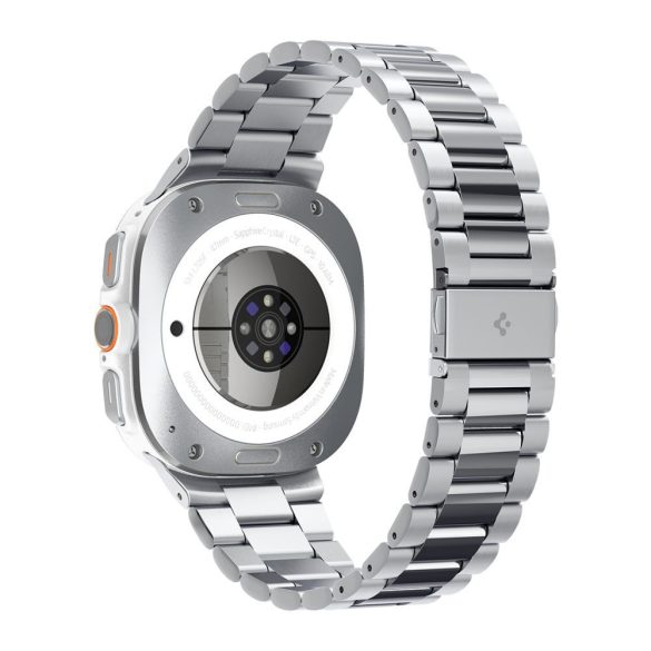 Samsung Galaxy Watch Ultra (47mm) SM-L705, fém pótszíj, Spigen Modern Fit, ezüst