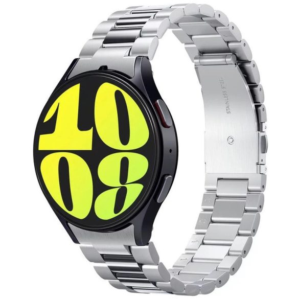 Samsung Galaxy Watch 7 (40 mm) / Watch 7 (44 mm)  SM-L300 / L305 / L310 / L315, fém pótszíj, Spigen Modern Fit, ezüst