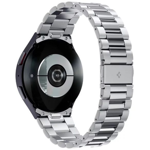 Samsung Galaxy Watch 7 (40 mm) / Watch 7 (44 mm)  SM-L300 / L305 / L310 / L315, fém pótszíj, Spigen Modern Fit, ezüst