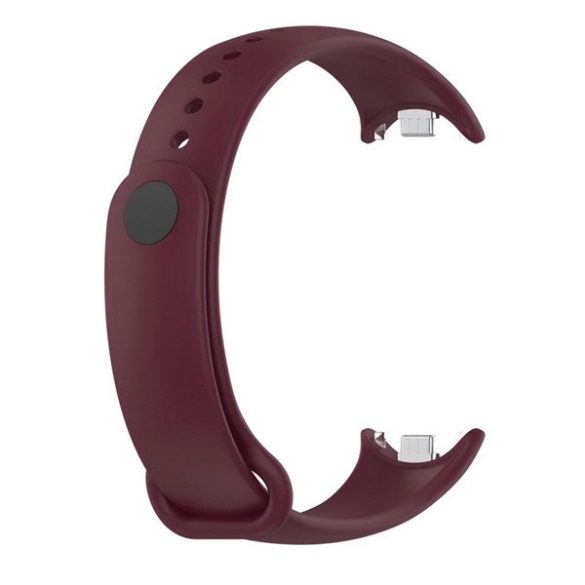 Xiaomi Mi Smart Band 8 / 9, szilikon pótszíj, állítható, lila