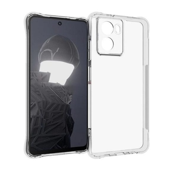 HMD Fusion, Szilikon tok, közepesen ütésálló, légpárnás sarok, átlátszó
