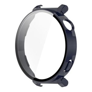 Huawei Watch GT5 Pro (42 mm), Műanyag védőkeret, kijelzővédő üveggel, közepesen ütésálló, szíj nélkül, sötétkék
