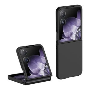 Xiaomi Mix Flip, Műanyag hátlap védőtok, fekete