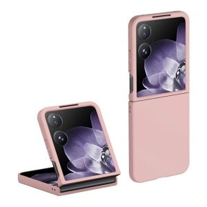Xiaomi Mix Flip, Műanyag hátlap védőtok, rózsaszín