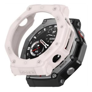 Amazfit T-Rex 3, Szilikon védőkeret, közepesen ütésálló, szíj nélkül, rózsaszín