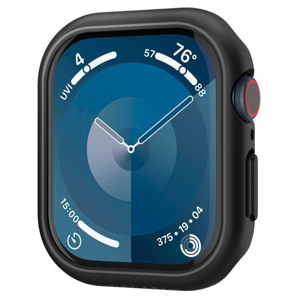 Apple Watch 10 (46 mm), Műanyag védőkeret, szíj nélkül, Spigen Thin Fit, fekete