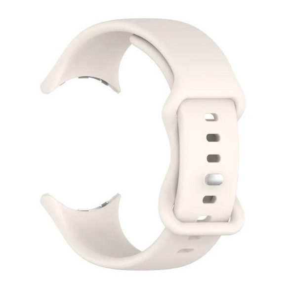 Google Pixel Watch 3 (41 mm), szilikon pótszíj, állítható, bézs