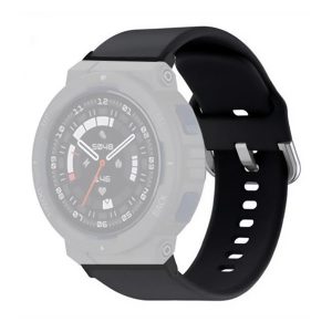 Amazfit Active Edge, szilikon pótszíj, állítható, fekete