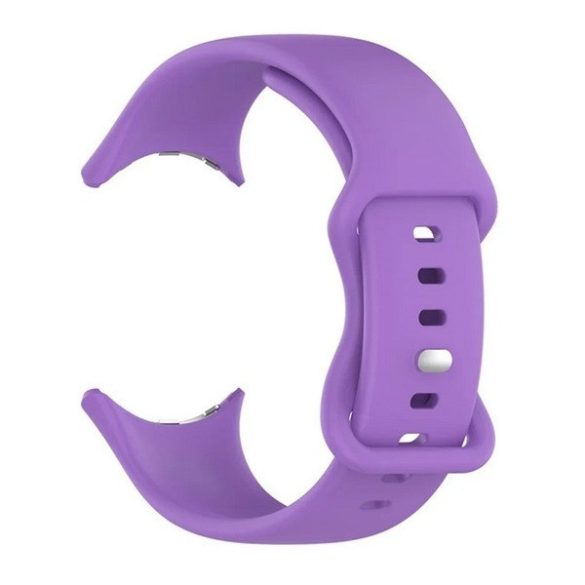 Google Pixel Watch 3 (41 mm), szilikon pótszíj, állítható, lila