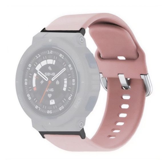 Amazfit Active Edge, szilikon pótszíj, állítható, rózsaszín