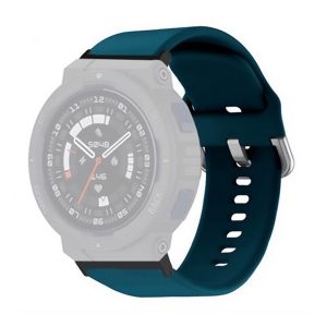 Amazfit Active Edge, szilikon pótszíj, állítható, sötétkék