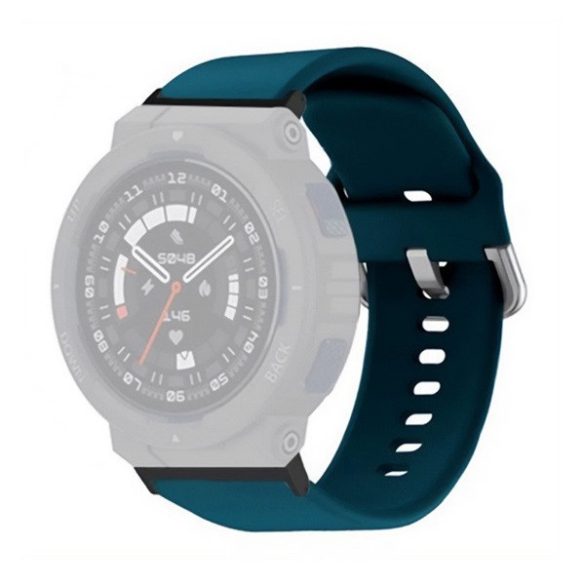 Amazfit Active Edge, szilikon pótszíj, állítható, sötétkék