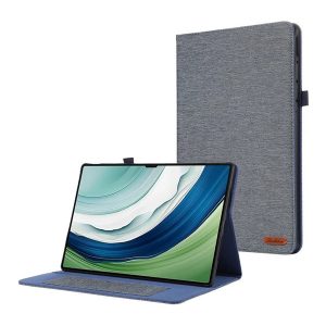 Huawei MatePad Pro (12.2) (2024), mappa tok, stand, textil hatás, kék