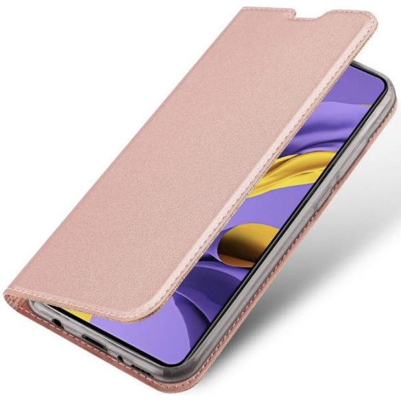 Samsung Galaxy A26 5G SM-A266B, Oldalra nyíló tok, stand, Dux Ducis, vörösarany
