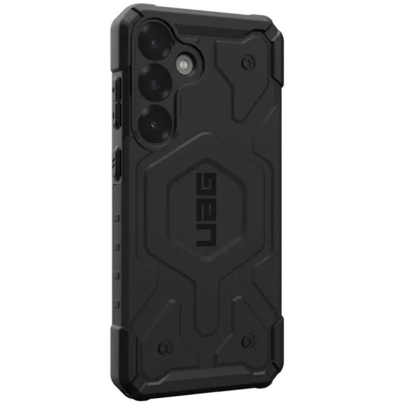 Samsung Galaxy S25 Plus SM-S936, Műanyag hátlap védőtok, szilikon belső, közepesen ütésálló, UAG Pathfinder, fekete