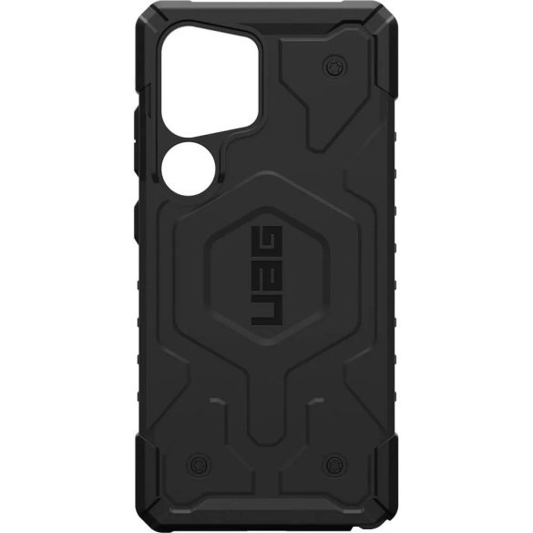 Samsung Galaxy S25 Ultra SM-S938, Műanyag hátlap védőtok, szilikon belső, közepesen ütésálló, UAG Pathfinder, fekete