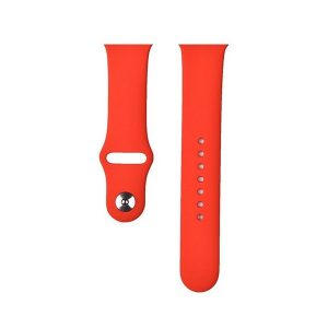 Apple Watch 4-6, SE, SE (2022) (42 / 44 mm) / Watch 7-9 (45 mm) / Watch 10 (46 mm) / Watch Ultra 1-2 (49 mm), szilikon pótszíj, állítható, Devia Delux Sport, piros