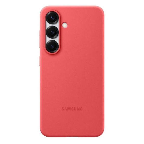 Samsung Galaxy S25 SM-S931, Szilikon tok, piros, gyári