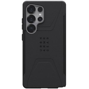 Samsung Galaxy S25 Ultra SM-S938, Műanyag hátlap védőtok, szilikon belső, közepesen ütésálló, Magsafe kompatibilis, UAG Civilian Pro Magsafe, fekete