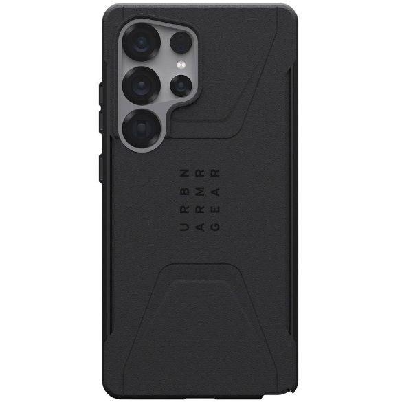 Samsung Galaxy S25 Ultra SM-S938, Műanyag hátlap védőtok, szilikon belső, közepesen ütésálló, Magsafe kompatibilis, UAG Civilian Pro Magsafe, fekete