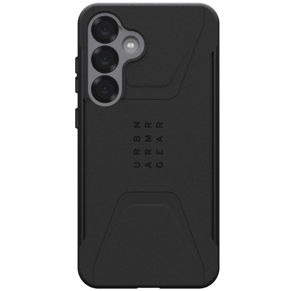 Samsung Galaxy S25 Plus SM-S936, Műanyag hátlap védőtok, szilikon belső, közepesen ütésálló, Magsafe kompatibilis, UAG Civilian Pro Magsafe, fekete