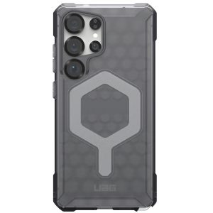 Samsung Galaxy S25 Ultra SM-S938, Műanyag hátlap védőtok, szilikon keret, közepesen ütésálló, légpárnás sarok, Magsafe töltővel kompatibilis, UAG Essential, áttetsző/szürke