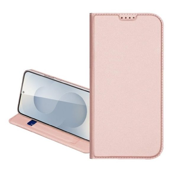 Samsung Galaxy A56 5G SM-A566B, Oldalra nyíló tok, stand, Dux Ducis, vörösarany