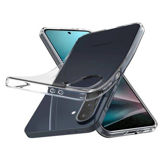 Samsung Galaxy A36 5G SM-A366B, Szilikon tok, Spigen Liquid Crystal, átlátszó