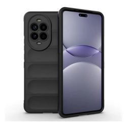   Huawei Nova 13 Pro, Szilikon tok, közepesen ütésálló, 3D minta, fekete