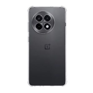 OnePlus 13R / Ace 5 / Ace 5 Pro, Szilikon tok, közepesen ütésálló, légpárnás sarok, átlátszó