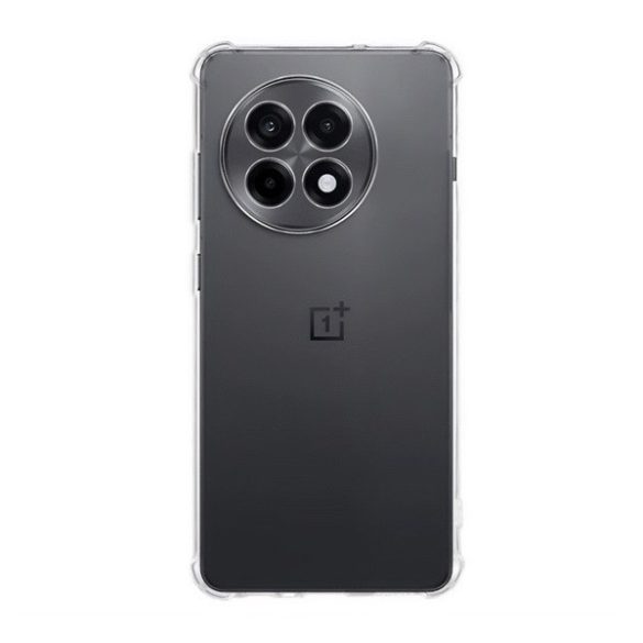 OnePlus 13R / Ace 5 / Ace 5 Pro, Szilikon tok, közepesen ütésálló, légpárnás sarok, átlátszó
