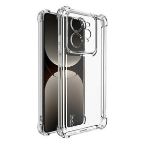 Realme GT7 Pro, Szilikon tok, közepesen ütésálló, légpárnás sarok, IMAK, átlátszó