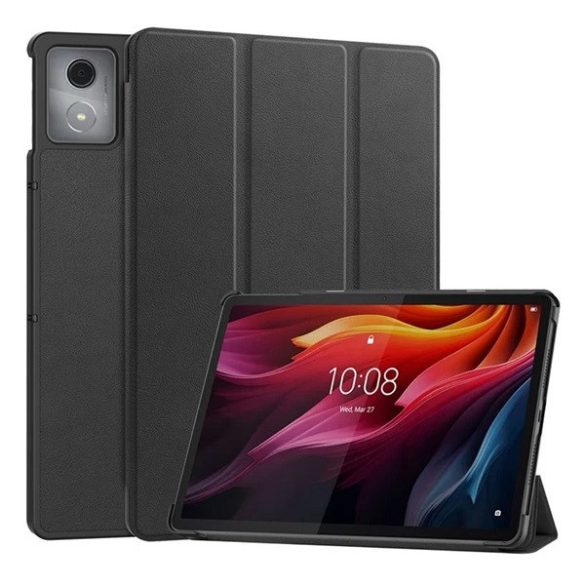 Lenovo Tab K11 Plus (11.45) TB-352, mappa tok, Trifold, fekete