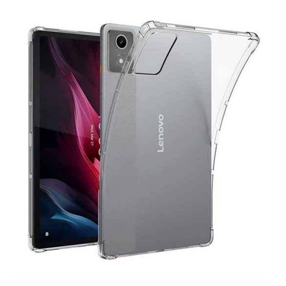 Lenovo Tab K11 Plus (11.45) TB-352, Szilikon tok, közepesen ütésálló, légpárnás sarok, átlátszó