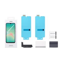   Samsung Galaxy A26 5G SM-A266B, Kijelzővédő fólia (az íves részre nem hajlik rá!), Clear Prémium, gyári, 2 db / csomag