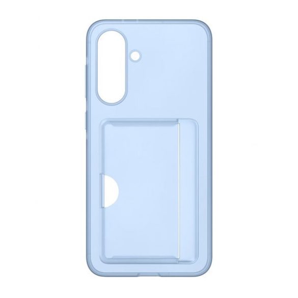 Samsung Galaxy A56 5G SM-A566B, Szilikon tok, kártyatartóval, kék, gyári