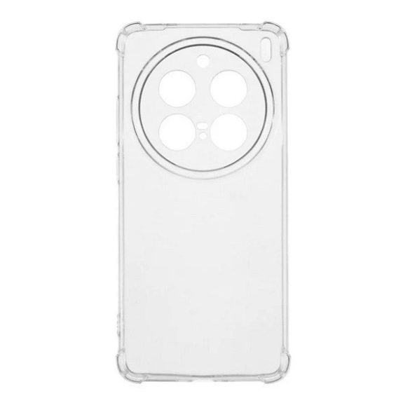 Vivo X200 Pro, Szilikon tok, közepesen ütésálló, légpárnás sarok, átlátszó