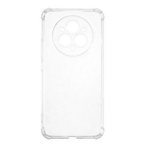 Realme 14 Pro, Szilikon tok, közepesen ütésálló, légpárnás sarok, átlátszó