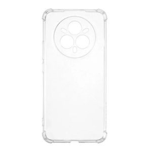 Realme 14 Pro Plus, Szilikon tok, közepesen ütésálló, légpárnás sarok, átlátszó
