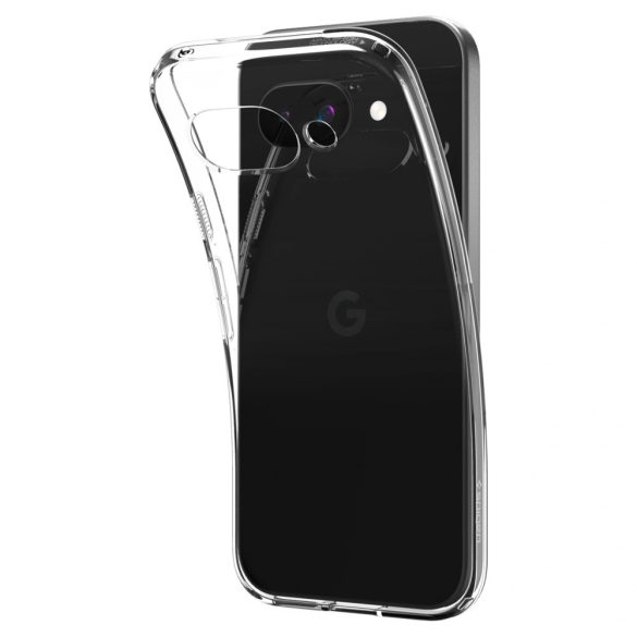 Google Pixel 9a, Szilikon tok, Spigen Crystal Flex, átlátszó