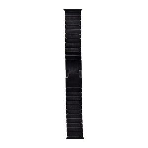 Apple Watch 4-6, SE, SE (2022) (42 / 44 mm) / Watch 7-9 (45 mm) / Watch 10 (46 mm) / Watch Ultra 1-2 (49 mm), Fém pótszíj, állítható, Devia Elegant Link, fekete